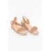 Token Beige Wedge Sandal