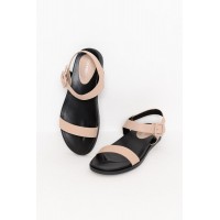 Rona Taupe Buckle Sandal